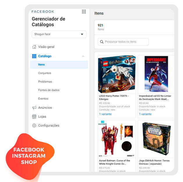 Facebook Instagram Shop